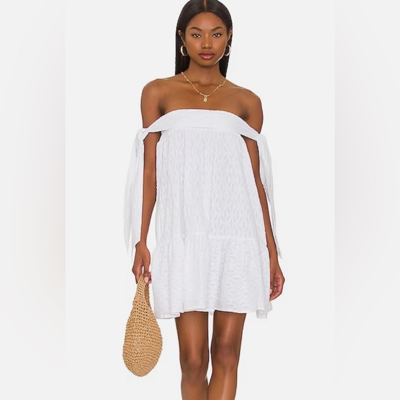 Cleobella off the shoulder white dress - Picture 3 of 3